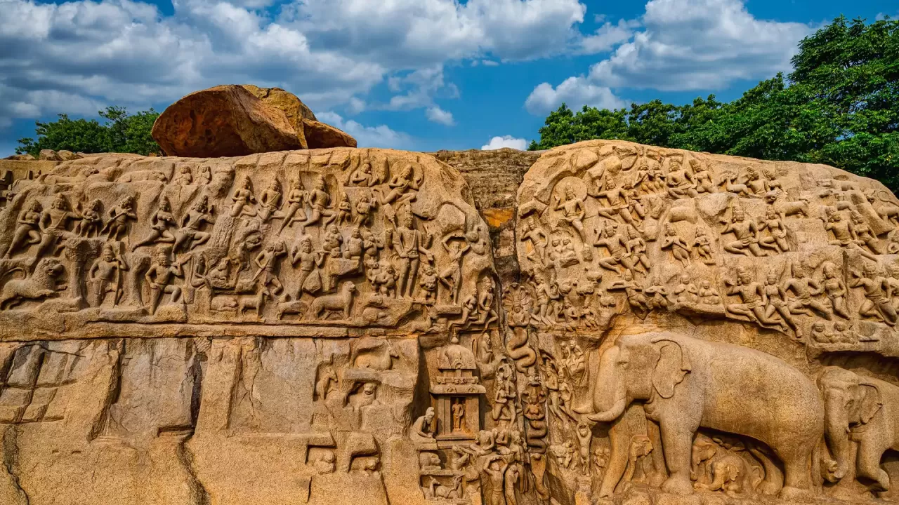 Arjuna's Penance, Mahabalipuram